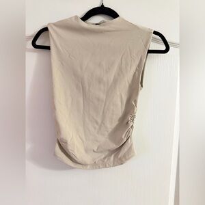 House of Harlow 1960 Beige Muscle Tank